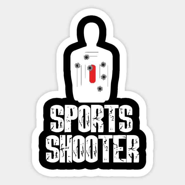 Sports Shooter | Sports Shooting Gun Club Hobby Sticker by DesignatedDesigner